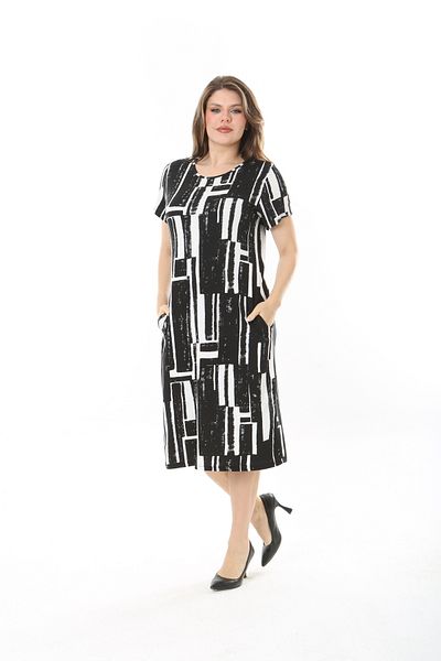 rotop Casual dress Lola, model 50, with pockets, Color Beige, Size 52