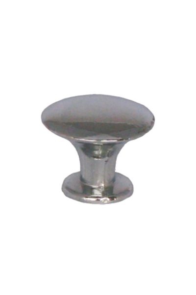 flores Buton pentru mobila din metal, rotund, 2049, crom