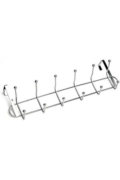 Other علاقة ملابس فوق الباب مع 12 خطافًا، من الفولاذ المقاوم للصدأ، صف مزدوج،...