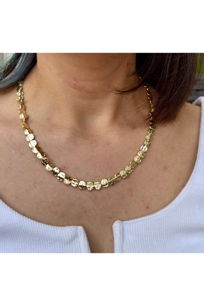 TAVUSKUSHU قلادة مطلية بالنحاس غير قابلة للتشوه