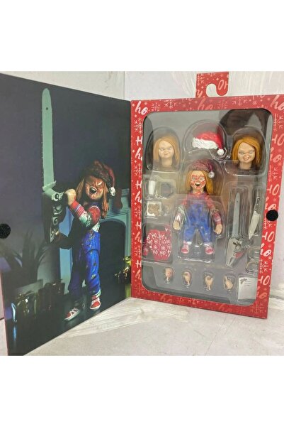 Choice1 c with box NECA Good Guys Christmas Chucky Doll Child's Play Bride Of Chucky Ultimate Chucky Gets Lu