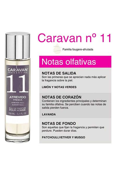 OEM Caravan Fragancias No. 11, Men, 30 ml