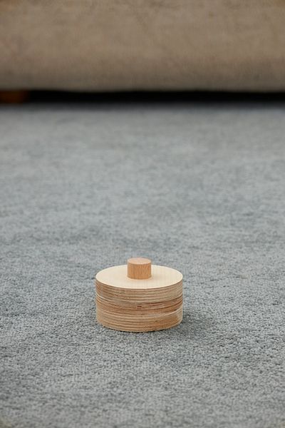 ESLENTA Wooden Balance Board Cylinder Single Apparatus