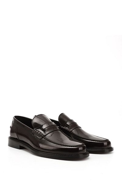 GÖNDERİ(R) Men's Bordo Open Leather Sole Genuine Leather Loafer Shoes