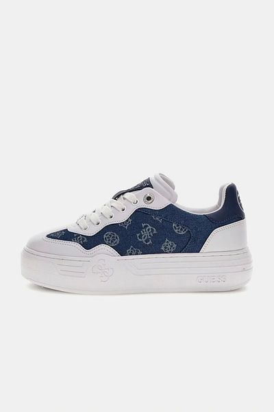 Guess Swole2 Women's Blue Sneaker Flpsw2Den12-Blue