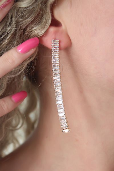 Skygo Gold Color Zircon Stone Women's Earrings - TJ-BKP7161