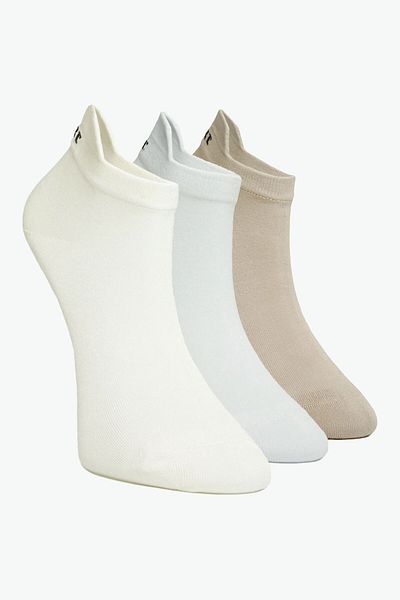 Buluş Organic Дамски чорапи с 3 различни вида вискоза, бели и специална технология за ток