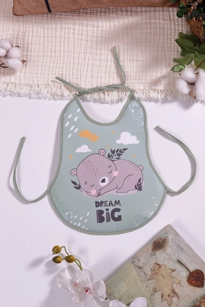 Babydonat Bear Patterned Liquid Proof Pear Apron