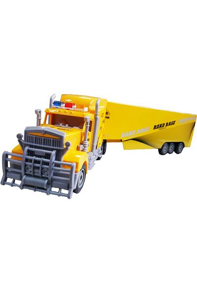 Salamandra Remote Control Toy Car for Kids with Trailer, Yellow