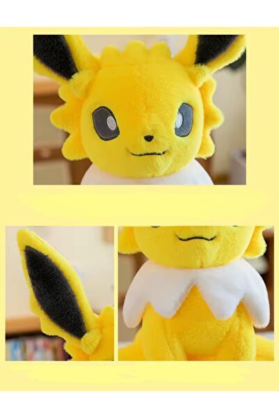 NB market jolteon peluş oyuncak büyük 45cm pokemon peluş oyuncak tüylü köpek kedi peluş