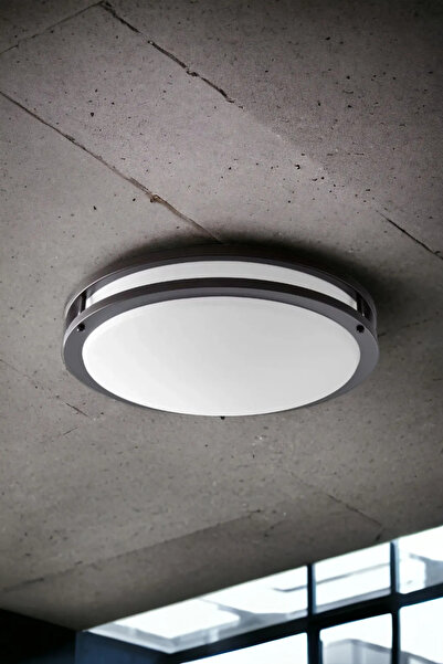 ECONA LED RADAR SENSÖRLÜ 24 WATT TAVAN ARMATÜRÜ BEYAZ IŞIK 6500K SİYAH KASA