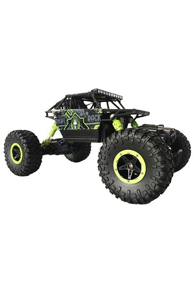 Salamandra Rock Throught remote control car, green 1:18 scale