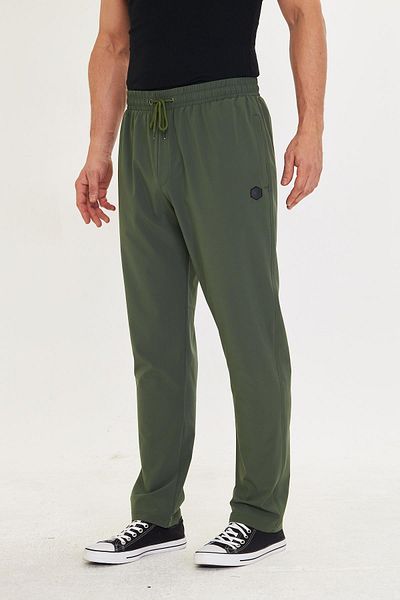 Marco Ferry Ανδρικό StretchFit εύκαμπτο παντελόνι φούτερ Khaki 2660-H