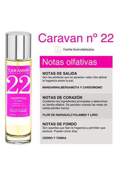 OEM Caravan Fragancias No. 22, Women, 30 ml, 150 ml
