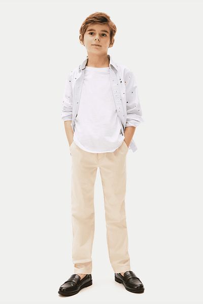 Tommy Hilfiger Boy's Regular Pull on Polin Trousers - Beige