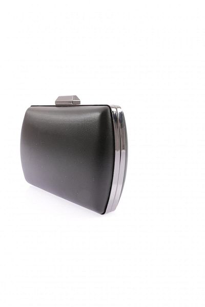 DGN Black Evening Dress Fabric Clutch Bag - 3873152