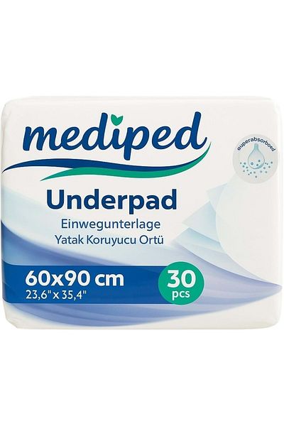 Mediped Patient Bottom Opening Bed Protector Cover 60*90cm Classic 240 Pieces (8Pk*30)
