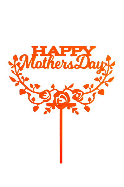 OEM Decoratiune tort, "HAPPY MOTHERS DAY" topper mom's special day, ziua mame...