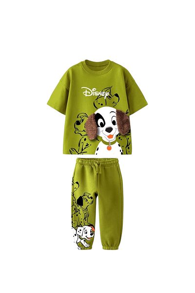 Daisy Dolly Boy's 3D Swinging Ear Detailed Bottom Top Suit