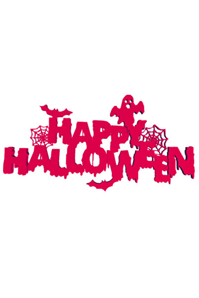 OEM Decoratiune "HAPPY HALOWEEN GHOST" fantome amuzante, haunted night 19 x 1...