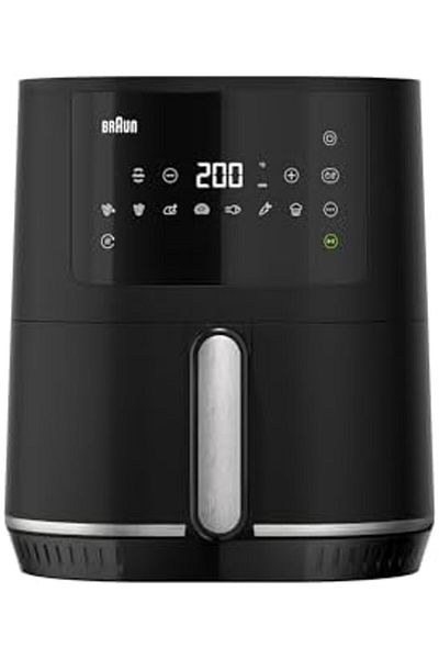 Braun Braun MultiFry 3 Hot AirFryer, Digital Touch Screen, 8 Automatic Programs, 4.3 Litre Capacity, 1500