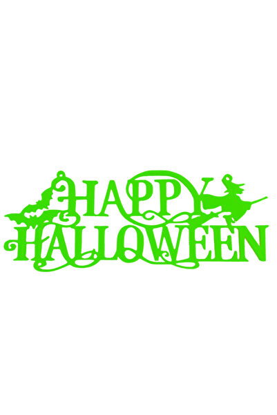 OEM "HAPPY HALOWEEN WITCH AND BATS" διακόσμηση μάγισσες και νυχτερίδες, μαγικ...