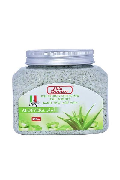 Skin Doctor SKIN DOCTOR ALOEVERA Whitening Scrub For Face And Body 500ml