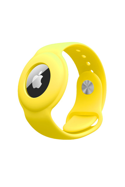 HTstore Zore Airtag Compatible Keychain Lanyard-Yellow