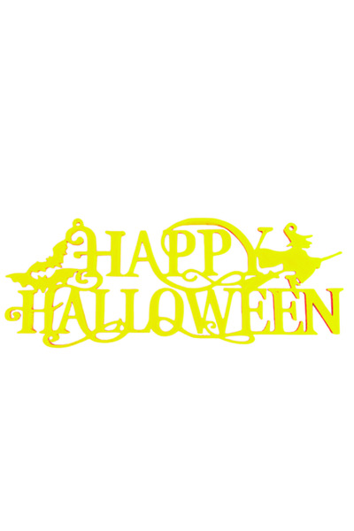 OEM "HAPPY HALOWEEN WITCH AND BATS" διακόσμηση μάγισσες και νυχτερίδες, μαγικ...