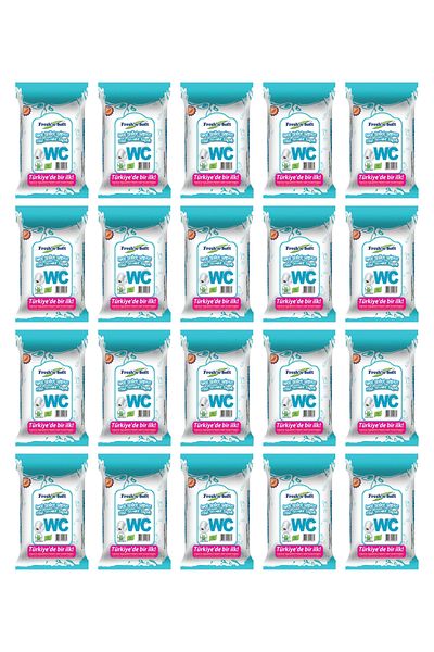 mdmedical Wet Toilet Paper 20 Pieces of 60