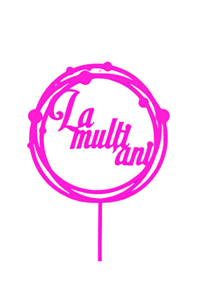 OEM Decoratiune tort, "LA MULTI ANI", topper wonderful day, ziua ta speciala ...