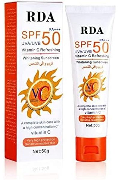 RDA Organic Sunscreen Cream with Vitamin C RDA SPF 50 PA+++