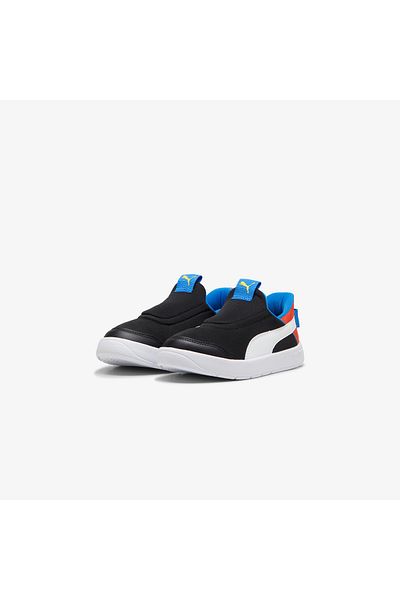 Puma Dětské černé tenisky Puma Courtflex V3 Sliptech Ps