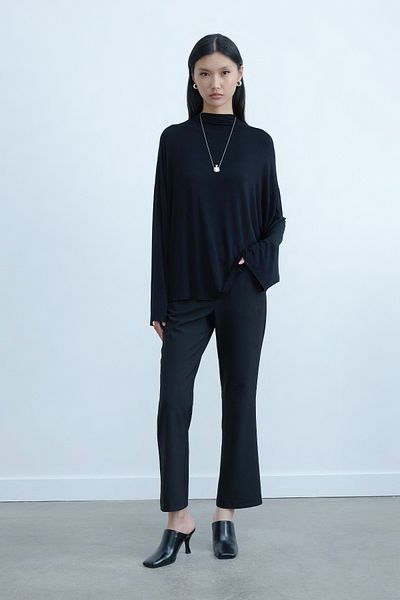 Suud Collection Black Olivia Blouse