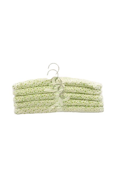 Generic 5-piece green cotton multi-use hangers