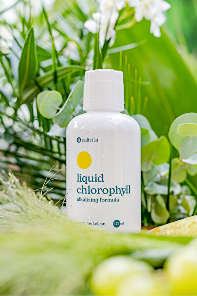 Calivita Supliment lichid de detoxifiere cu clorofilă cu efect (473 ml) -