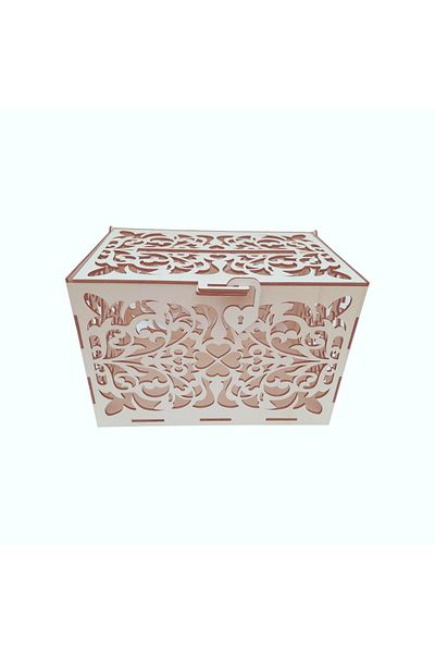 decoratiuniromania Wedding gift box, baptism gift box, event gift box, wedding money box, wooden gift box, 30x20x20CM