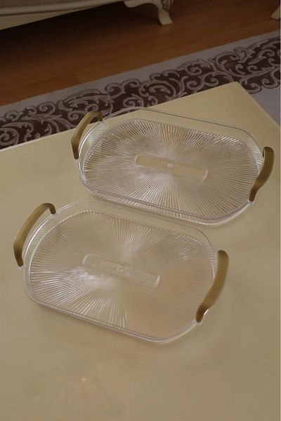 behila 2-Plexi Mica Stylish Decorative Presentation Tray 30*40