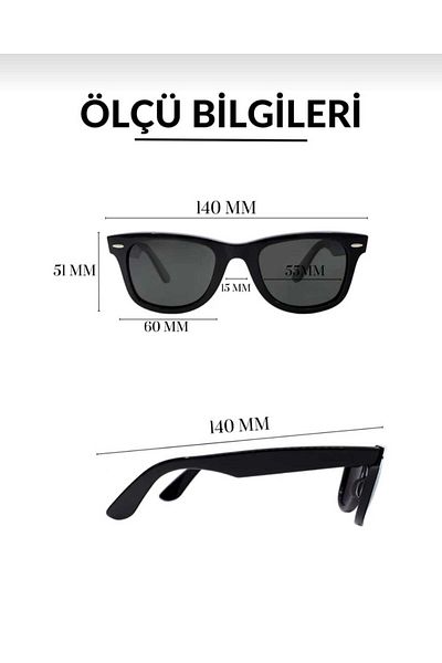LUPİX Unisex Set of 2 Sunglasses