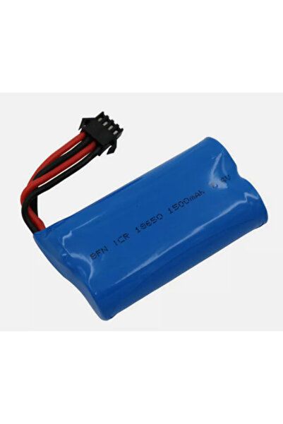 propil 7.4v 18650 SM4P 1500 Mah 4 Pinli Oyuncak Araba Bataryası
