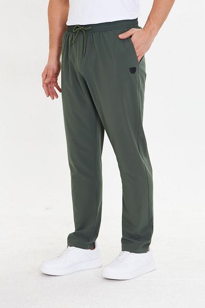 Marco Ferry Ανδρικό StretchFit εύκαμπτο παντελόνι φούτερ Khaki 2661-H