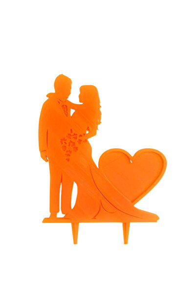 OEM Decoratiune topper tort, "MIRE SI MIREASA" perfect wedding, 17,8 x 12 cm ...