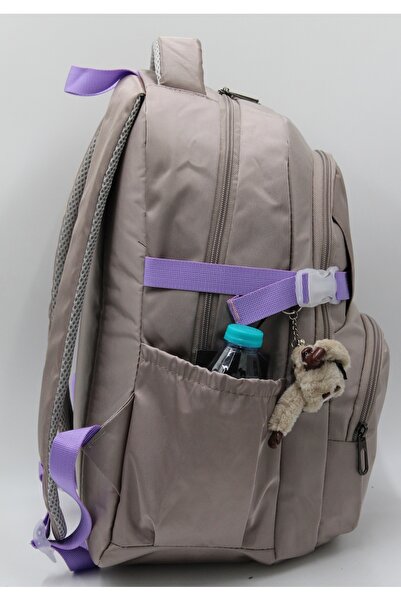 Bevitton Bvt-34500 Water Repellent Fabric School Bag Mink-Plum School Backpack
