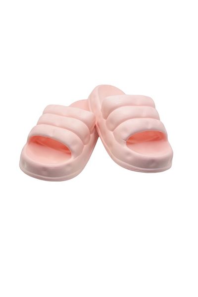 TECOS Women's Beach or Pool Slippers, Size 38-39, Pink, 24.5 Centimeters, Modern Design