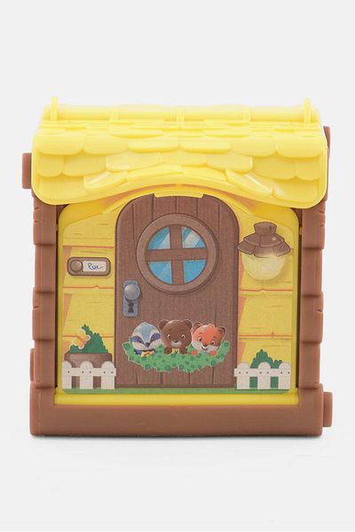 Fat Brain Toy Co Timber Tots Mini Kitchen, Yellow