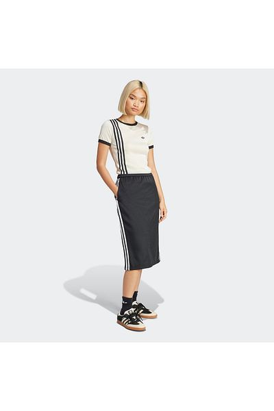 adidas Tricou alb pentru femei Originals Knitted 3s
