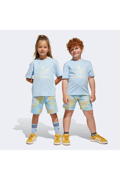 adidas Originals Kids Blue Shorts Set