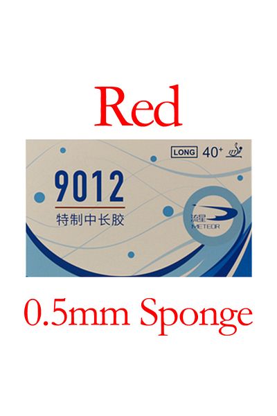 Choice 9012 Red T0.5 Original METEOR 9012 Long Pips Table Tennis Rubber Semi-long Pips Defensive Ping Pong