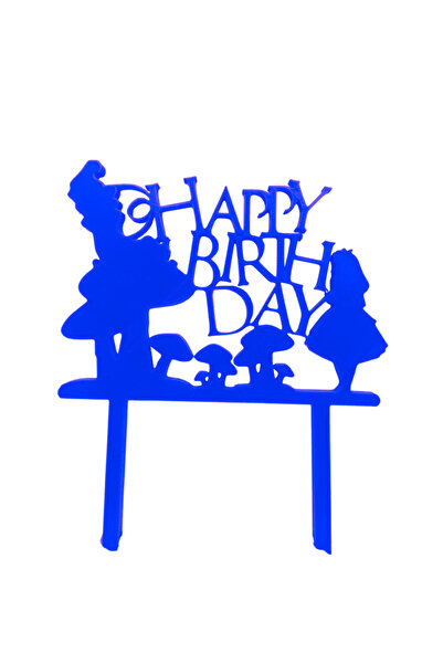OEM Decoratiune topper, "Happy birthday", pentru iubitorii de ciuperci 16 x 1...