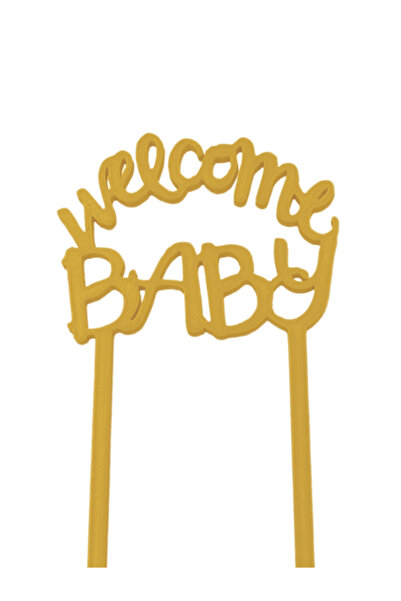 OEM Decoratiune topper tort "Welcome baby", Bun venit bebe, Petrecere anivers...